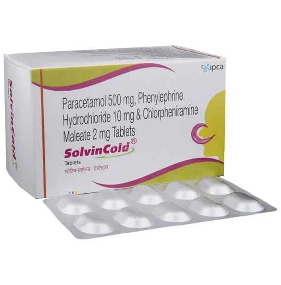 solvin cold tablet 10's